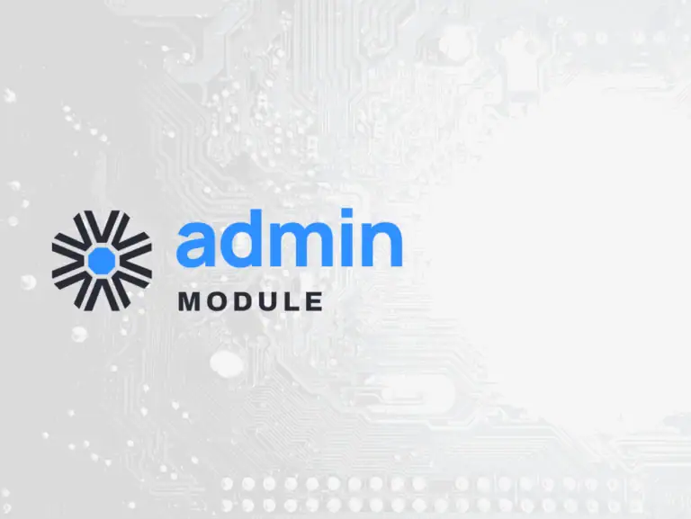 Admin Module Header