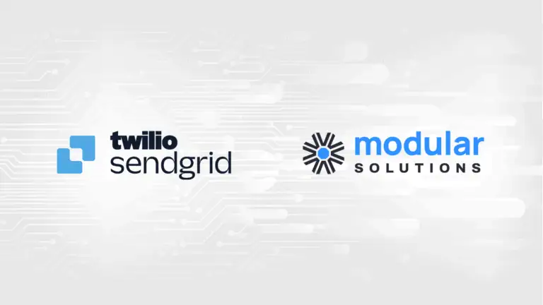 Twilio SendGrid integration with Modular Solutions